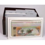 World (72), Official Franklin Mint Presentation Sets of Specimen Banknotes From Around The World,