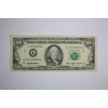 USA 100 Dollars dated 1993 serial K19179093A (Pick495) about EF