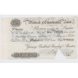 Wisbech & Lincolnshire Bank 10 Pounds dated 1st November 1894, for Gurney, Birkbeck, Barclay &