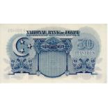 Egypt 50 Piastres dated 16th June 1939, scarcer signature Edward Cook, serial A/8 320425, (TBB