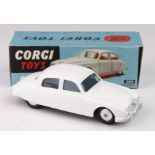 Corgi Toys, no. 208 'Jaguar 2.4 Litre Saloon' (white), contained in original box