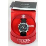 Gents Citizen Eco Drive Royal Air Force Red Arrows Wristwatch, in original box (as new with new