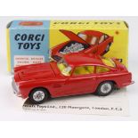 Corgi Toys, no. 218 'Aston Martin D.B.4' (red), contained in original box