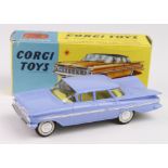 Corgi Toys, no. 220 'Chevrolet Impala' (lilac), contained in original box