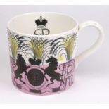 Ravilious (Eric). Wedgwood Queen Elizabeth II Coronation mug, designed by Eric Ravilious, height