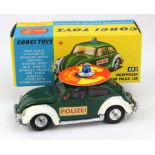 Corgi Toys, no. 492 'Volkswagen European Police Car', contained in original box