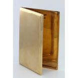 9ct (Hallmarked London 1938) cigarette case. Total weight 148.7g