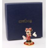 Arribas Swarovski Minnie Mouse limited edition (no. 1327, with certificate of authenticity, height