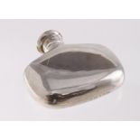 Small silver flask, Hallmarked Birmingham 1900 by Cornelius Desormeaux Saunders & James Francis