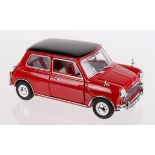 Franklin Mint 1:24 scale 1967 Morris Mini Cooper precision model, contained in original packaging