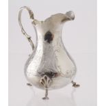 Victorian milk jug, hallmarked London 1860 by George John Richards & Edward Charles Brown. Total