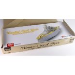 Academy Admiral Graf Spee, Kriegsmarine Panzerschiff 1/350th scale model kit, contained in