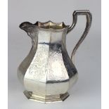 Victorian Silver milk jug. Hallmarked London 1856 by Edward Ker Reid. Approx 230g