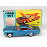 Corgi Toys, no. 241 'Ghia L.6.4', with three pieces of luggage in boot, contained in original box