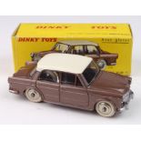 Dinky Toys, no. 531 'Fiat 1200, Grande Vue' (brown body / white roof), contained in original box