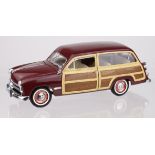 Franklin Mint 1:24 scale 1949 Ford Woody Wagon precision model, contained in original packaging