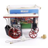 Mamod Steam Tractor TE1a, with burner, steering rod & funnel contained in original box