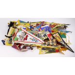 Pennants. A collection of over fifty Souvenir pennants compiled by an airline pilot, circa 1960s &