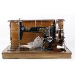 Winselmann Nahmaschine Deutsche Industrie sewing machine, circa late 19th to early 20th Century,