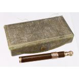 Victorian yellow metal (tests as 14ct Gold) combined propelling fountain pen & pencil, nib