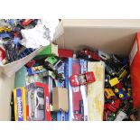Toys, large crate of assorted motor transport, various ages & manufacturers.