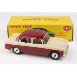 Dinky Toys, no. 165 'Humber Hawk' (maroon / cream), contained in original box