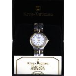 New Krug & Baumen Gents Regatta wrist watch with box and papers.