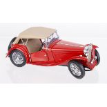 Franklin Mint 1:24 scale 1948 MGTC Roadster precision model, contained in original packaging