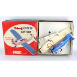 Triang Cox (Frog) Ready to Fly plastic aeroplane model, contained in original box