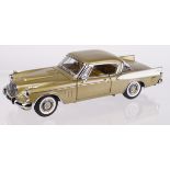 Franklin Mint 1:24 scale 1957 Studebaker Golden Hawk precision model, contained in original