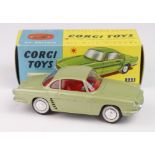 Corgi Toys, no. 222 'Renault Floride' (green), contained in original box