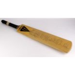 Cricket Bat – England v New Zealand 1997 Tour, hand signed by both teams, England x12 signatures,