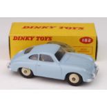 Dinky Toys, no. 182 'Porsche 356A Coupe' (blue), contained in original box