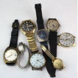 Gents Seiko 5 automatic wristwatch (working when catalogued) along with a small quantity of other