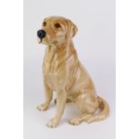 Beswick. Large Beswick figure (no. 2314), depicting a yellow labrador, height 34cm approx.