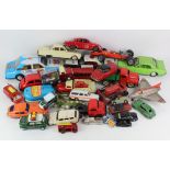 Diecast. A collection of diecast toys, including Timpo, Juguetes Roman, Bandi Line etc. (sold as