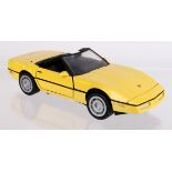 Franklin Mint 1:24 scale 1986 Corvette precision model, contained in original packaging