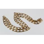 9ct Gold 20 inch Curb Chain weight 47.5g