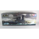 Tamiya Japanese Battleship Yamato 1/350th Premium scale model kit (78025), contained in original