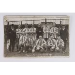 Football - Yeovil & Peters United FC 1922 team, RP postcard, by Bailey of Bournemouth.