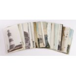 Lighthouses on postcards, useful range inc early RP, etc. (approx 75 cards)