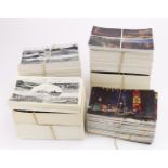 Lancashire, various assorted places, duplication, in 2 boxes   (approx 1100 cards)   ()