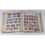 Old time collection in Triumph Album, World range (lightly picked) heavy for France. Lots of stamps,