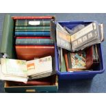 Large original unpicked collection housed in many stockbooks / albums and loose. Themes include