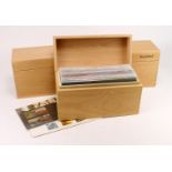 GB - good Presentation Pack collection in 3x Royal Mail wooden display boxes, covering c1990 to
