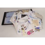 Large tray of world wide covers and envelopes, commercial and philatelically inspired, older to