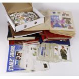 GB - large box of material in 9x albums etc. Various stockbooks (5) QV to modern. 1d Red plates (