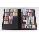 GB - old stockbook with a definitive collection, 2 sets of Wildings (unchecked) mm. pre decimal