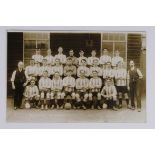 Football - Sheffield Wednesday team RP postcard by Furniss of Sheffield. Circa 1925