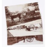 R J Griffiths, Grocer, Potters Bar, horse drawn delivery vehicle R/P